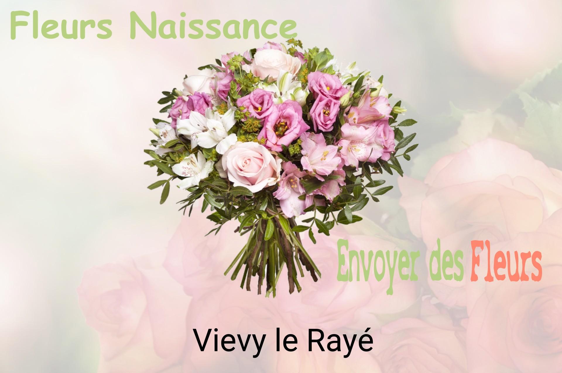 Bouquet de fleurs de naissance livré à Vievy-le-Rayé